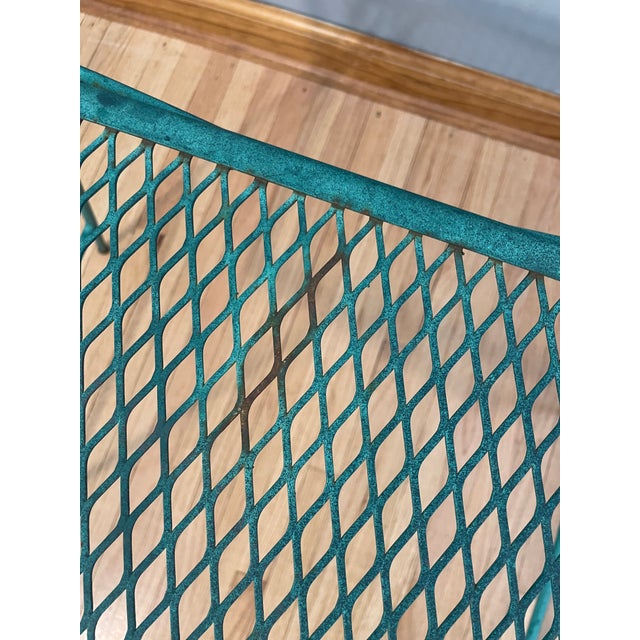1960s One Woodard Attributed Wrought Iron Garden Outdoor End Table MCM Patio For Sale In Chicago - Image 6 of 8