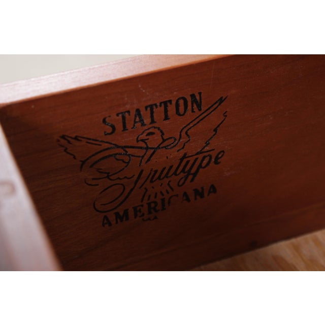 Statton Old Towne Cherry 5 Drawer Hall Occasional Chest For Sale - Image 12 of 13