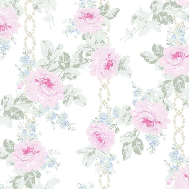 Rachel Ashwell x Cloth & Co Slipcover Dining Chair in Pink Royal Bouquet For Sale In Chicago - Image 6 of 7