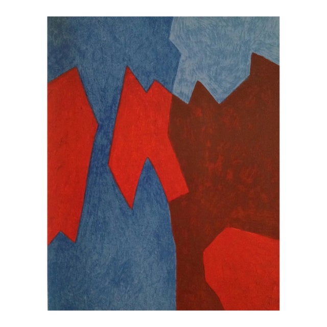 Serge Poliakoff Original Lithograph XXe Siecle 1968 For Sale