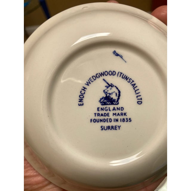 Traditional Vintage Enoch Wedgwood England Bowl Set of 8 For Sale - Image 3 of 5