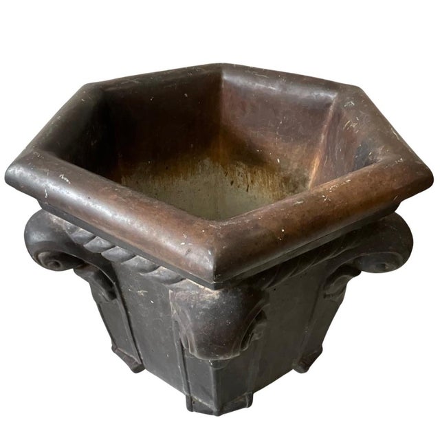 Set of 3 Vintage Planters Garden Stone Set of 3 These are Heavy Solid Planters made of Cast Stone They show some wear and...