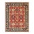 8x10 Kira Zinnia Coral Geometric Modern Hand Knotted Wool Carpet Rug For Sale