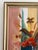 Mid-Century Modern Vintage Mid-Century Floral Still Life Painting by Pete Hadley – Framed For Sale - Image 3 of 13