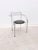 Black Silver Moon Chair in Chrome and Skai by Pascal Mourgue for Fermob, France, 1980s For Sale - Image 8 of 8