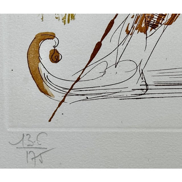 1960s Salvador Dali Le Cirque Le Fou (Clown) For Sale - Image 4 of 6