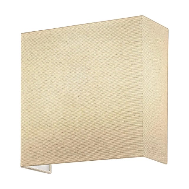 Fabric Shade 'snaps On' To Backplate For Ease Of Installation And Maintenance.