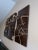Abstract Marquis Collection of Beverly Hills Three-Panel Tesselated Fossil Stone Wall Art, 3 Pieces For Sale - Image 3 of 4