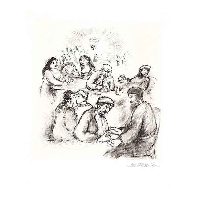 Ira Moskowitz Etching for Isaac Bashevis Singer Portfolio For Sale