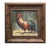 Brown Framed Rooster Original Painting Farm Decor by Valeriya Serova For Sale - Image 8 of 16