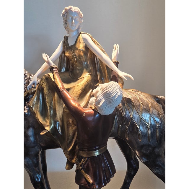 Cold-painted bronze and carved ivory, mounted on a marble base Style: Art Deco. Artist: Otto Poertzel (German, 1876–1963)....