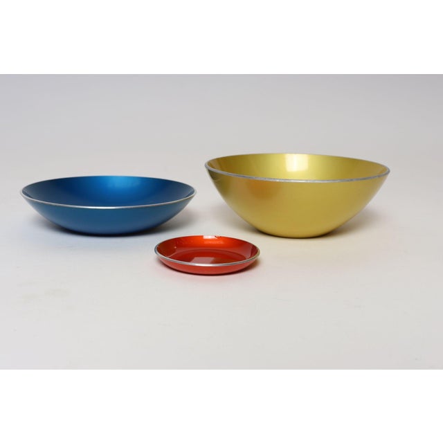 Set of Ten Norwegian Modern Enamel Multi-Color Bowls by Bjørn Engø for Emalox For Sale - Image 10 of 18