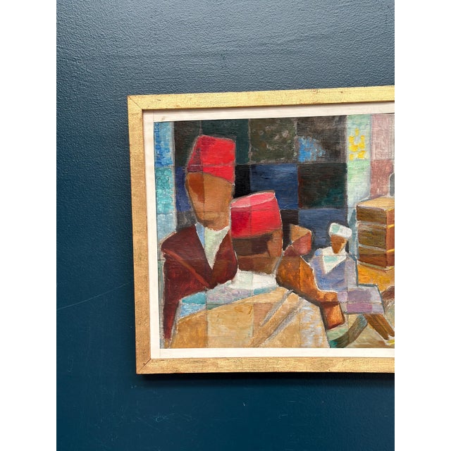 Olle Von Schewen, På gatan i Tetuan, Oil on Canvas For Sale - Image 17 of 18