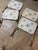 Metal Vintage Mid-Century Modern Starburst Metal Folding Tv Trays With Rolling Stand-Set of Four For Sale - Image 7 of 13