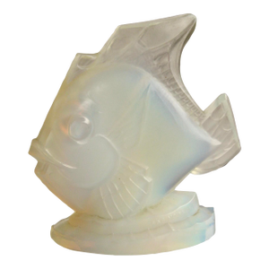 1930s French Opalescent Sabino Glass Fish