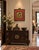 Chinese Vintage Asian Hardware Art Shadow Box Good Fortune Wall Art Engraved Brass Plate 21.5" For Sale - Image 3 of 16