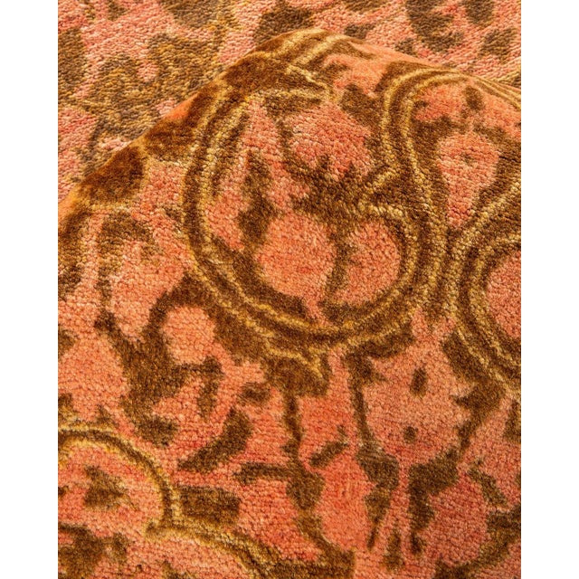Textile Mogul Hand Knotted Area Rug, Yellow - 10' 2" x 13' 1" For Sale - Image 7 of 9