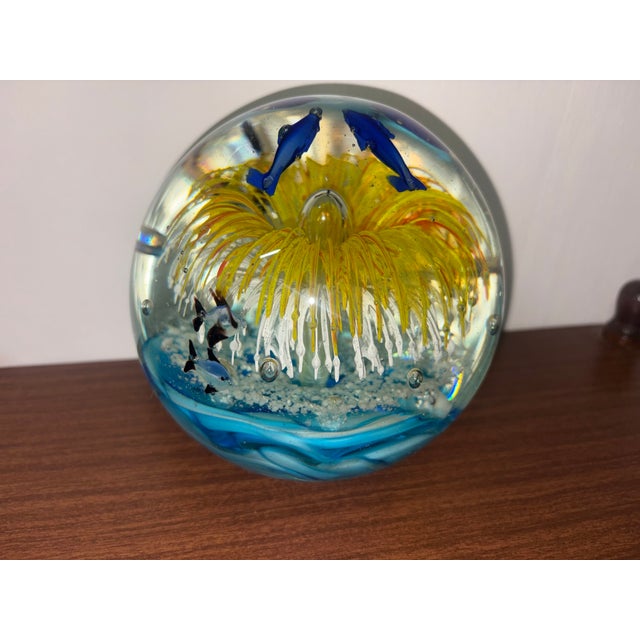Murano Glass Paperweight, 1950 For Sale - Image 3 of 9
