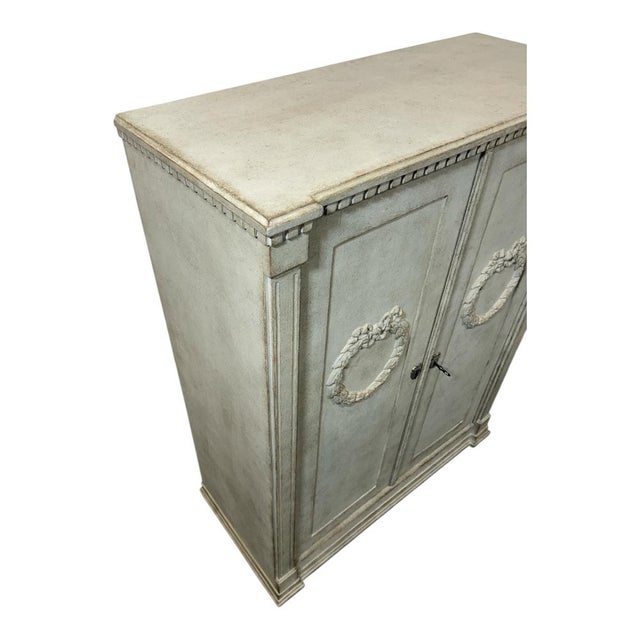 Antique Swedish Buffet in Pine For Sale - Image 4 of 10