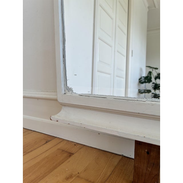 Large Antique European Full-Length Floor Mirror, Early 20th Century For Sale - Image 4 of 11