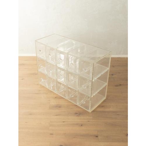 Vintage Acrylic Chest of Drawer, 1980s For Sale - Image 4 of 9