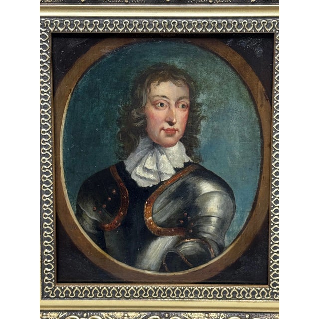 Portrait of General John Lambert in Armour — Victorian Revival After Robert Walker (c.1840) ️ A Work of Gravitas &...