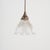 Antique Reclaimed Glass Pendant Light from Holophane, 1940s For Sale - Image 4 of 7