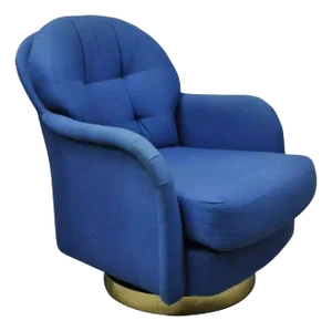 Late 20th Century Milo Baughman Thayer Coggin Mid Century Modern Swivel Tilt Club Lounge Chair