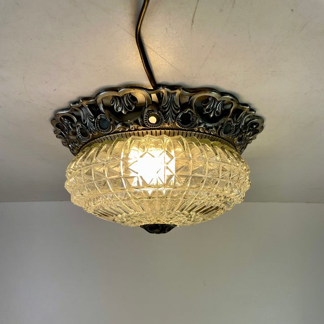 1960s Ceiling Light from Massive, Belgium, 1960s For Sale - Image 5 of 18