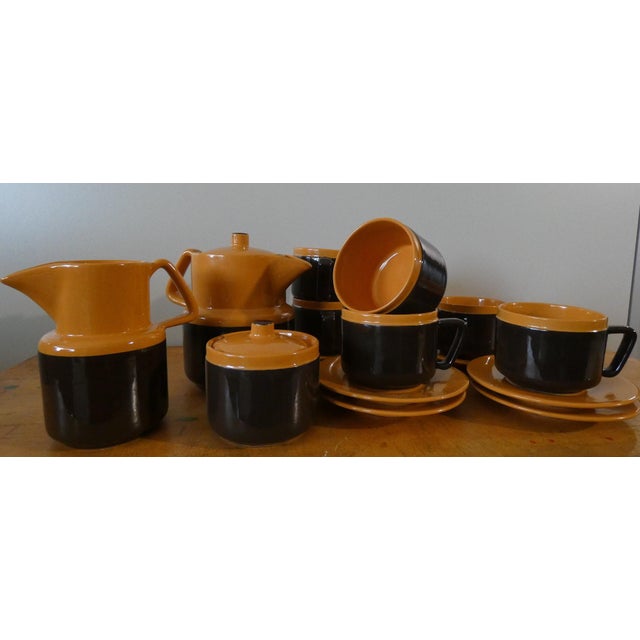 Tea Set by Settimo Rometti for Rometti Ceramiche, 1960s, Set of 15 For Sale - Image 3 of 13