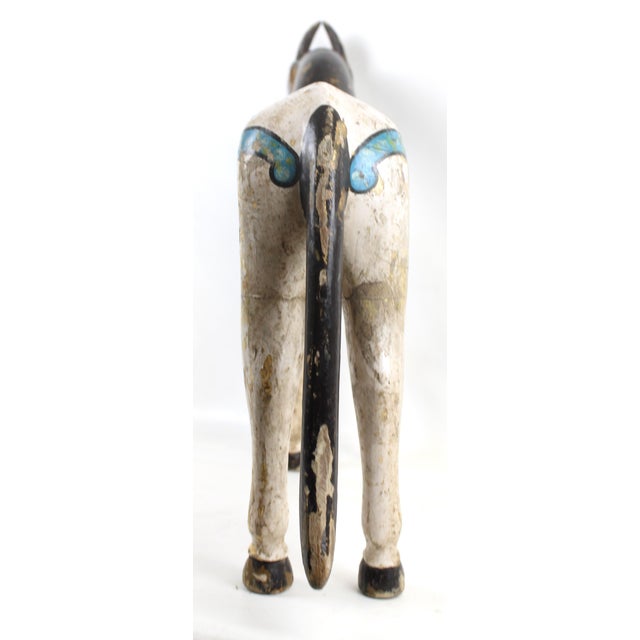 Carousel Horse With Detachable Metal Stand For Sale - Image 15 of 17