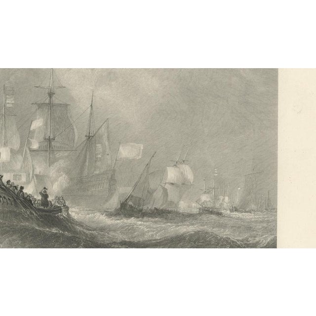 Mid 19th Century After J.M.W. Turner, Prince of Orange Landing at Torbay, 1850, Engraving For Sale - Image 5 of 11