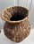 African 1980s Tall Wicker Basket 22” For Sale - Image 3 of 9