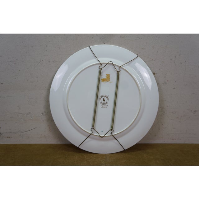 1980s Ralph Lauren Wedgwood Pocket Watch Clock Charger Serving Plate 13" For Sale - Image 9 of 10