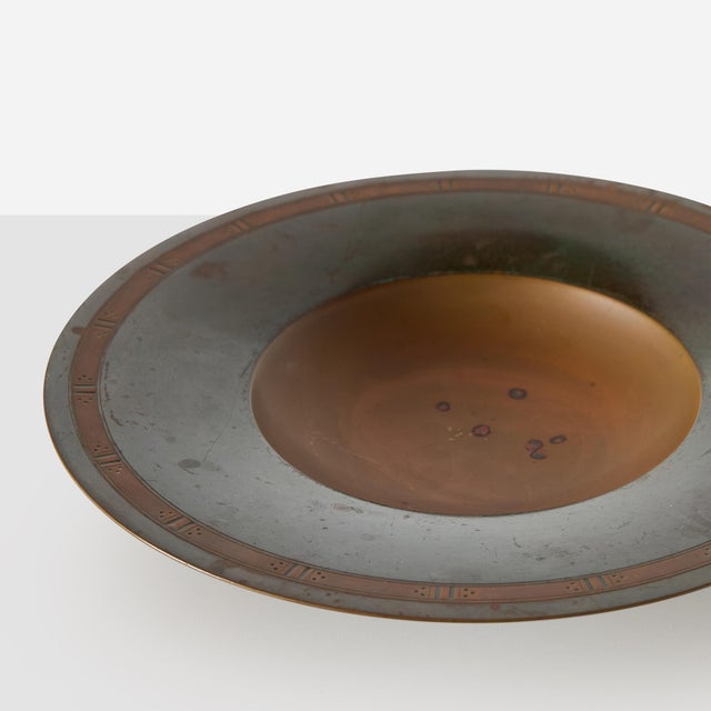 1940s Bronze Platter by Just Andersen For Sale - Image 10 of 10
