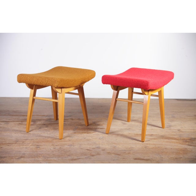 Mid-Century Modern Mid-Century Stools from ZNZ, Former Czechoslovakia, 1970s, Set of 2 For Sale - Image 3 of 9