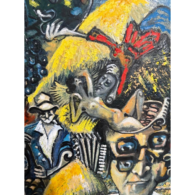 Ivo David, Italian American Surrealist Oil Painting Ivo David Trilogia Chromatic Surrealism, 1991 For Sale - Image 13 of 16