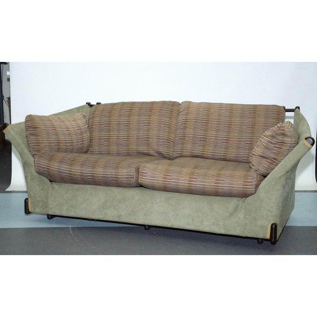 Italian Violoncello Love Seat by Piero De Martini for Cassina, Italy, 1970s For Sale - Image 11 of 15