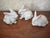 Vintage Trio of White Bunny Rabbits For Sale - Image 9 of 9