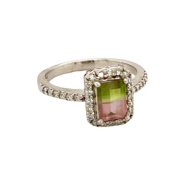 Multicolor Tourmaline Diamond Ring 14k Gold 1.15 TCW Certified $4,450 211930 Nothing says, “I Love you” more than Diamonds...