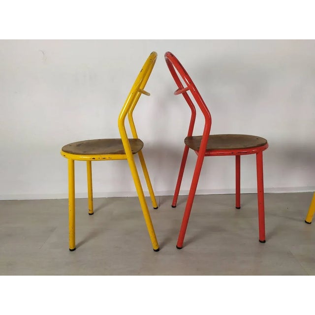 Industrial Chairs by René Herbst, Set of 6 For Sale - Image 6 of 18