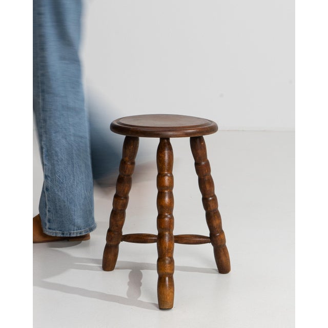 1970s French Bobbin Stool For Sale - Image 4 of 11