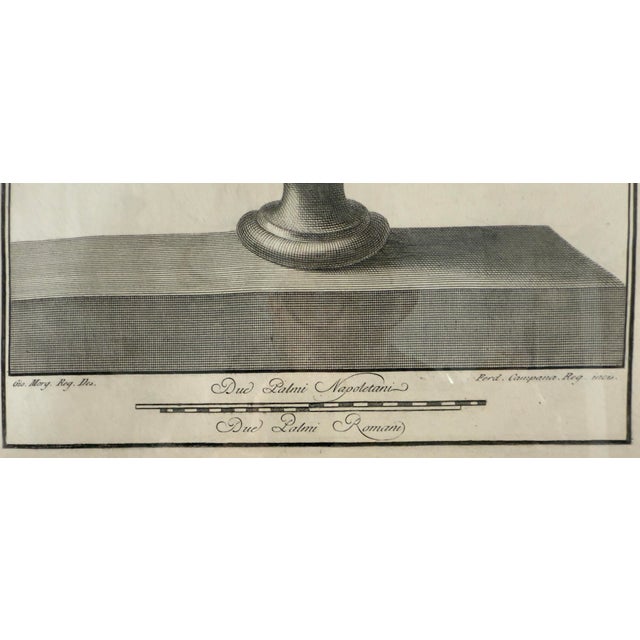 Black Pair of 18th Century Italian Bust Engravings (Antique Etchings) - Neoclassical Grand Tour Copperplate Prints by Casanova & Campana, Framed For Sale - Image 8 of 11