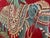 East Indian Chintz Tapestry Loveseat - Red Ground Elephants For Sale - Image 4 of 5