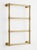 Elegant wall-mounted towel warmer from Sterlingham Co.’s Classic Collection, crafted in solid unlacquered brass. Features...