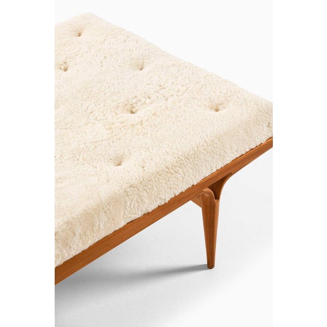 Bruno Mathsson Scandinavian Modern Daybed in Birch attributed to Bruno Mathsson, 1973 For Sale - Image 4 of 8