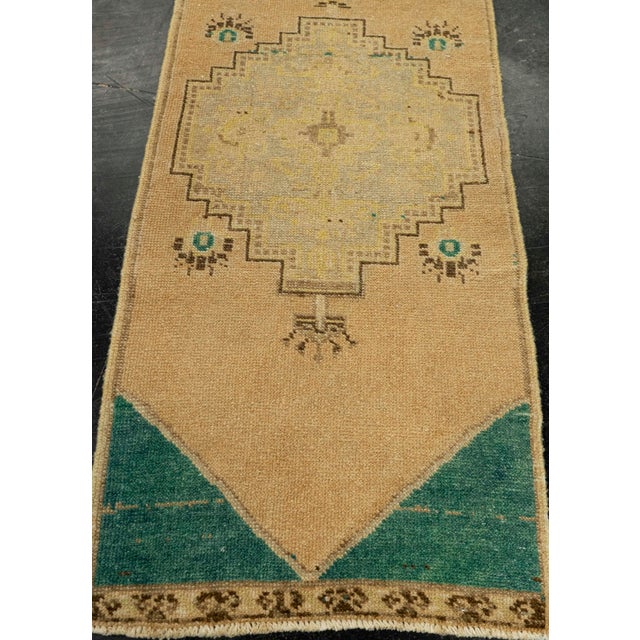 Turkish Mini Rug Oriental Hand Knotted Vintage Rug 1'8" x 3'7" #21146 Explore a curated collection of hallway runners,...