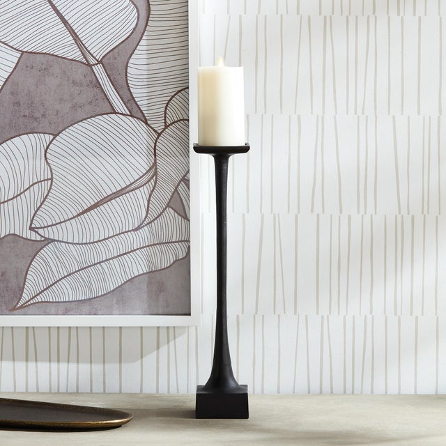 Transitional Milton Candle Stand Tall For Sale - Image 3 of 3