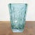 Italian Art Deco Green-Blue Alexandrite Glass Vase with Female Figure, 1900s For Sale - Image 4 of 11