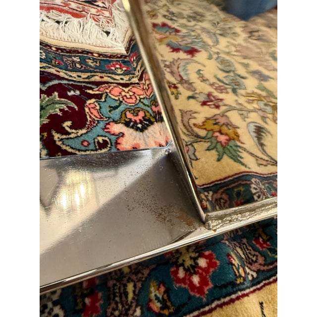 Silver Pottery Barn Ava Desk For Sale - Image 8 of 12